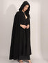 Unicra Halloween Hooded Cloak Black Long Party Cape Renaissance Cosplay Costume Robe with Rhinestone Brooch for Women and Men...