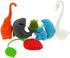Creative Cute Animal Eco-friendly Silicone Tea Infuser Strainer Set of 6 PCS Elephant Shark Swan Squirrel Strawberry Owl Tea Steeper Tea Lover’s G...