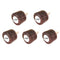 WA 5PCS - 1 1/2"x1"x1/4" inch 120# Industrial Grade Durable Mounted Flap Wheel Sander Aluminum Oxide Sanding Flap Wheels with 1/4" Shank for Drill...