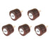 WA 5PCS - 1 1/2"x1"x1/4" inch 120# Industrial Grade Durable Mounted Flap Wheel Sander Aluminum Oxide Sanding Flap Wheels with 1/4" Shank for Drill...