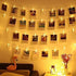 20 Photo Clip String Lights LED Fairy Twinkle Lights for Hanging Pictures,Home Wall Halloween Thanksgiving Christmas Party Wedding Festival Indoor...