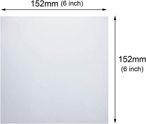 20 Pieces 7 mil Square Mylar Sheet Blank Stencils 6×6 inch Templates for Cricut and Silhouette Machines...