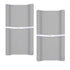 PHF Baby Changing Pad Covers for Boys Girls, 2 Pack Ultra Soft Breathable Microfiber Changing Pad Table Sheets for Most Baby Changing Pads, Grey &...