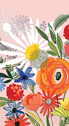 Design Design Paper Hand Towels for Bathroom Guest Towels Disposable Fingertip Towels Paper Napkins Decorative Party Napkins Daisies and Daffodils...