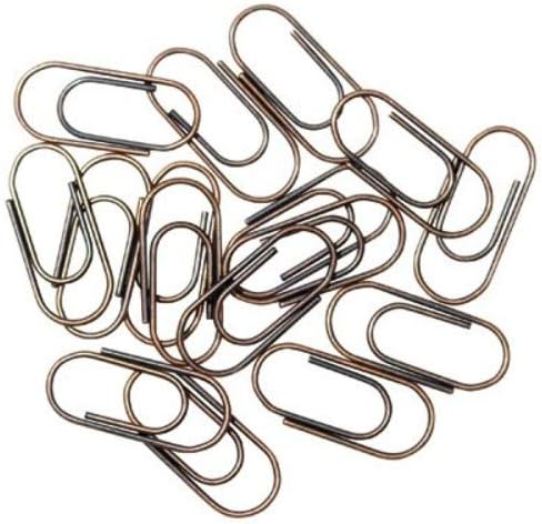 Advantus Metal Mini Paper Clips by Tim Holtz Idea-ology, 48 per Pack, 5/8 Inch, Antique Finishes, TH92791...