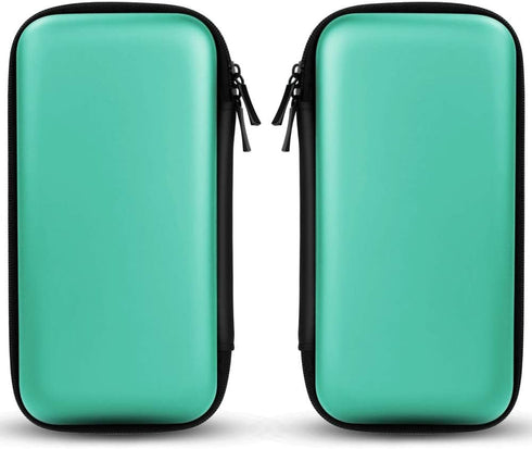 iMangoo Shockproof Travel Essentials Organizer Case, Small Accessories Hard Protective Pouch Electronics Purse for Women Men Zipper Tech Cord Cabl...