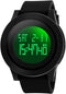 FANMIS Men's Digital Sports Watch LED Screen Large Face Electronics Military Watches Multi-functional Waterproof Alarm Stopwatch Back Light Outdoo...