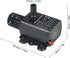 Decdeal Water Pump Aquarium, Submersible Water Pump, DC 12V 5W, Mini quiet Pump for Pond Aquarium Fish Tank, 280L/H, Lift 300cm...