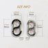 2+1 Pieces Lobster Clasp Double Opening Lobster Clasp Lock Necklace Connector Bracelet Extender Clasps for DIY Jewelry Repair Kit Bracelet Necklac...