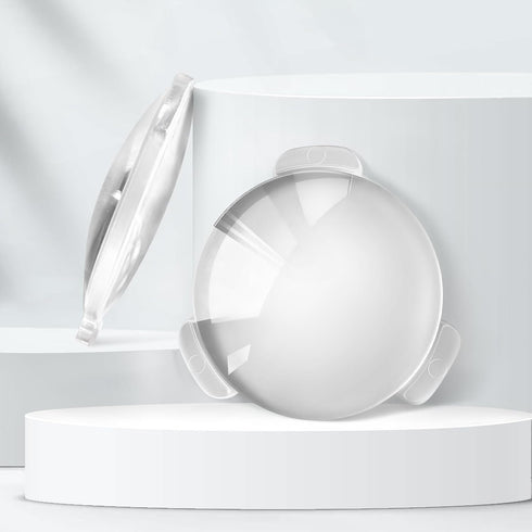 Biconvex Lens Set, Pop-Tech Optical Glass Lens Bi-Convex 34mm Diameter 45mm Focal Length Lenses for Google Cardboard VR......