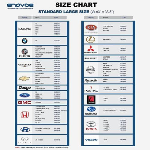 Enovoe Car Sunshades for Windshield with Bonus Drawstring Pouch Bag with Woven Logo. Premium 230T Reflective Material Blocks Heat. Windshield Cove...