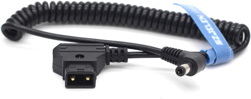Anton Bauer Power Tap D-Tap to 12V DC2.5 Right Angle Power Coiled Cable for KiPRO LCD Monitor (DC Coiled Cable)...
