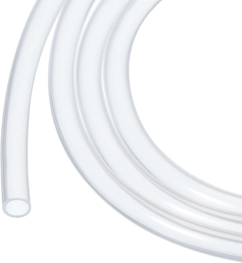 10ft 1/8" ID x 5/32" OD Silicone Tubing Clear 3mm x 4mm Industrial Plastic Tubing Pure Silicone Hoses for Pump Siphoning Draining Irrigation Brewi...