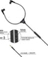 SIMOLIO Stereo Headset with Mic, Light Weight Stethoscope Transcription Headset with Volume Control and Soft Memory Foam Ear-Tips, 4.9FT Audio Cor...