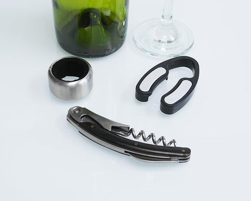 Lutong Wine Opener Set, Porfessional Wine Bottle Opener Set, Including Wine Bottle Opener, Wine Collar and Wine foil Cutter for Sommeliers, Waiter...