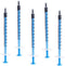 5 pcs 1ML/CC Plastic Syringe Disposable Individual Sealed Wrap Without Needle with Measurement for Scientific Feeding Pets Labs Watering Dispensin...