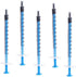 5 pcs 1ML/CC Plastic Syringe Disposable Individual Sealed Wrap Without Needle with Measurement for Scientific Feeding Pets Labs Watering Dispensin...