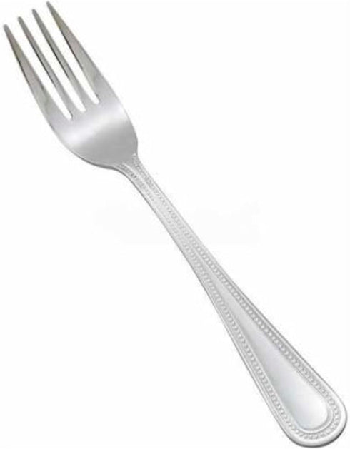 Winco 12-Piece Dots Salad Fork Set, 18-0 Stainless Steel, Silver...