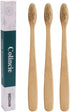 Bamboo Toothbrush Medium Boar Bristles Natural Toothbrush NO Plastic Environmentally (8 Pieces Toothbrush)...
