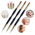 5PCS Dotting Pens with 3 PCS Nail Painting Brushes, Double Ended Brush and Dotting Tool Kit, Nail Art Design Tools...
