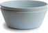 mushie Round Dinnerware Bowls for Kids | Made in Denmark, Set of 2 (Powder Blue)...