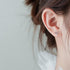 Heart Silver Stud Earrings, Hypoallergenic Tiny Small Love Hearted Stud Earrings for Women Jewelry Gift...