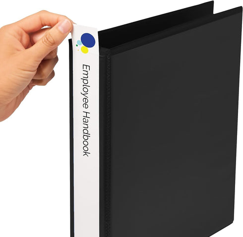 Avery-Dennison 89105 Binder Spine Inserts, 1-1/2-Inch Capacity, 25/PK, White...