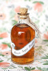 Nakpunar Boston Round Clear Glass Bottle, 8.5 Oz. w/Cork - ball bottle, round bottle for oils, witch spells, wedding favors, bath bubbles...