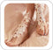 Sexy Lace Barefoot Sandals Lace Embroidery Anklet with Toe Ring Vintage Floral Anklet Slave Anklet for Women Girl Bridal Beach Wedding Foot Jewelr...