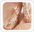 Sexy Lace Barefoot Sandals Lace Embroidery Anklet with Toe Ring Vintage Floral Anklet Slave Anklet for Women Girl Bridal Beach Wedding Foot Jewelr...