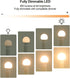 DEWENWILS 8-Pack Dimmable LED A19 Light Bulb, Soft White Light with Warm Glow, 800 Lumen, 2700K, 10W (60 Watt Equivalent), E26 Medium Screw Base, ...