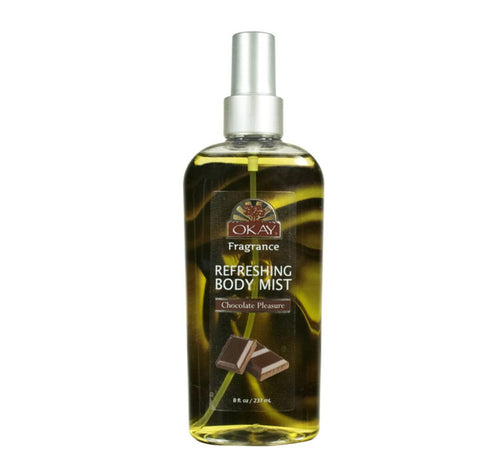OKAY CHOCOLATE PLEASURE REFRESHING BODY MIST 8oz / 237ml...
