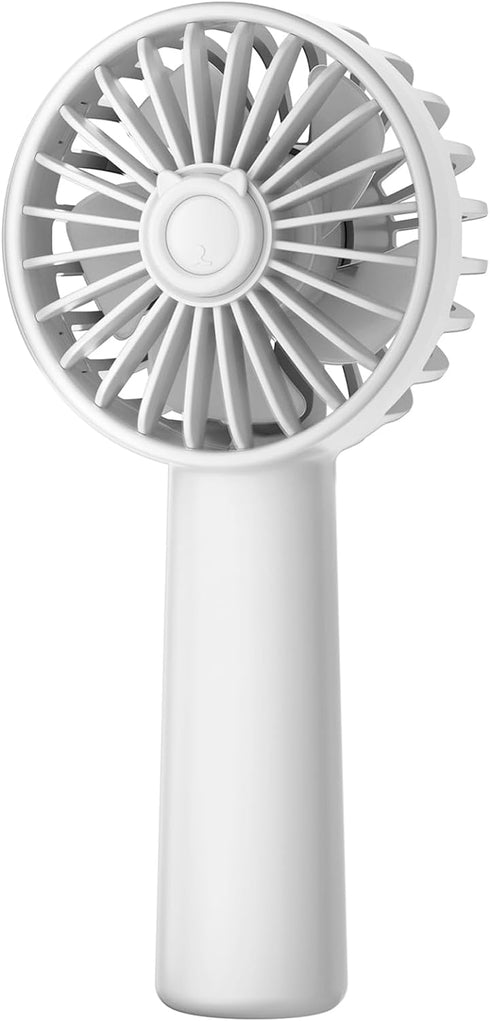 Mini Handheld Fan, Small Portable Fan USB Rechargeable, 3 Speeds, Personal Fan USB Rechargeable Cute Design, Powerful Eyelash Fan for Stylish Girl...