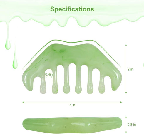 2pcs Massage Comb, Guasha Scraping Scalp Comb, Multi-Functional Handheld Head Massage Tool, Meridians Massager for Head Caring, Relaxation, Physic...