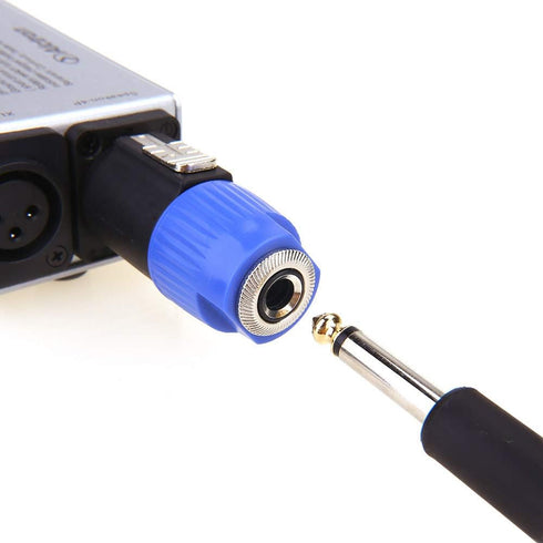 Speakon to 1/4 Adapter Connector, Upgraded 1/4" Female to NL4FC Male Connectors are for Converting 1/4" Cables to NL4FC Plug for Speaker/Amplifier...