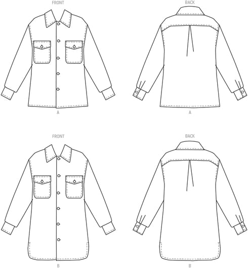 Butterick Children's, Teens' and Adults' Jacket Sewing Pattern Kit, Design Code B6916, Sizes XS-L/S-XL, Multicolor...
