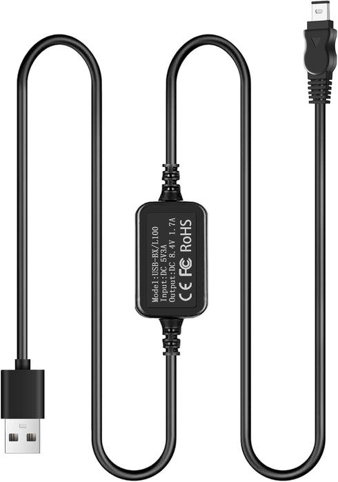 TKDY for Sony Hi8 Handycam Camcorder Charger AC-L100 USB Power Cord, ACL100 Power Adapter Supply for DCR TRV128 TRV103 TRV130, CCD-TRV108 TRV308 R...