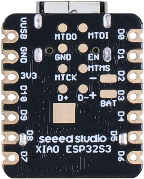 Seeed Studio XIAO ESP32S3(Supports Arduino) - 2.4GHz Wi-Fi, BLE 5.0, Dual-core, Battery Charge Supported, Power Efficiency and Rich Interface, Ide...