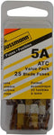 Bussmann (VP/ATC-5-RP) Tan 5 Amp 32V Fast Acting ATC Blade Fuse, (Pack of 25)...