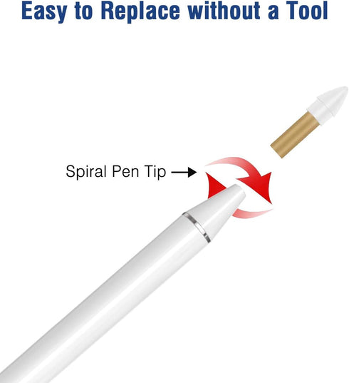 TiMOVO Pen Tips for Palm Rejection Stylus Pen, (2 Pack) Durable Replacement Tips for Precise Drawing & Writing, High Precision, Easy to Replace - ...