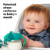OXO Tot Transitions Soft Spout Sippy Cup with Removable Handles, Teal, 6 Ounce...