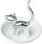Lependor Cute Animals Cat Ring Holder Ring Dish Jewelry Holder Rings Bracelets Earrings Trinket Tray for Women Girls Birthday Gift - Silver Cat...