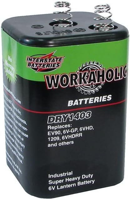 Interstate Batteries 6 Volt Battery, HD Lantern Battery (DRY1403)...