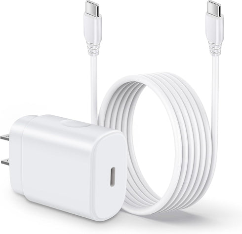 25W Samsung Fast Charger Block for iPhone 15 Pro Max/15 Pro/15+/15,Samsung Galaxy A15 5G A54 A14 A13 A53 A03s S24 S23 FE S22 S21,Z Flip 5,Z Fold 5...