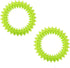 2Pcs Pet Chew Ring Toy Soft Dental Rubber Puppy Teeth Cleaning Healthy Gums Spike Ring Chew Toy for Cat and Dogs (9cm)...