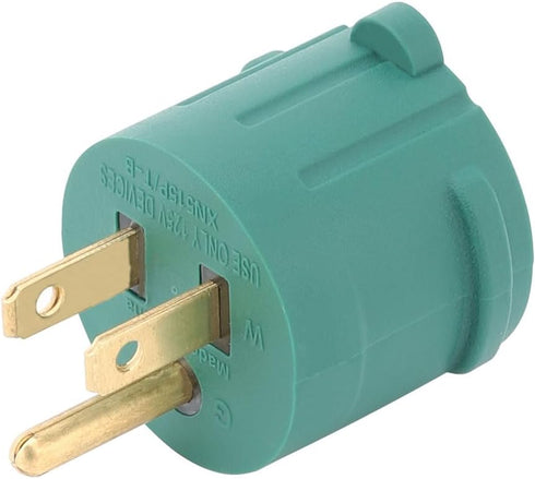 Nema 15 Amp to 20 Amp Plug Adapter Listed NEMA 5-15P to 5-15/20R +6-15/20R (Comb 20Amp T Blade) 15 Amp Household Plug to 20 Amp T-Blade AC Power A...