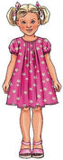 BUTTERICK PATTERNS B4176 Children's/Girls' Top, Dress, Shorts and Pants, Size 2-3-4-5...