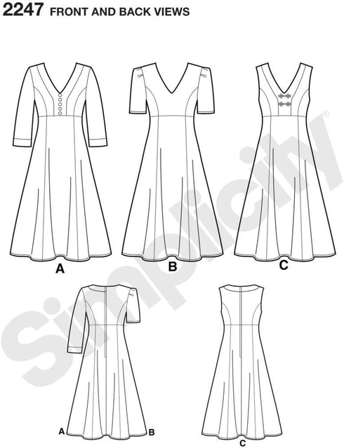 Simplicity Amazing Fit Collection Women's Summer Dress Sewing Pattern, Sizes 20W-28W...