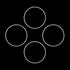 X AUTOHAUX Silicone O-Rings, 105mm OD 98mm ID 3.5mm Width VMQ Seal Gasket for Compressor Valves Pipe Repair, White, Pack of 4...