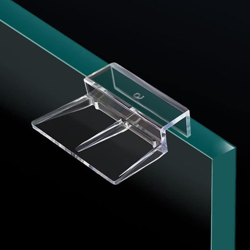 20 PCS 6mm Acrylic Aquarium Cover Clip, Clear Fish Tank Glass Cover Clip Support Holder Universal Lid Clips for Rimless Aquariums...